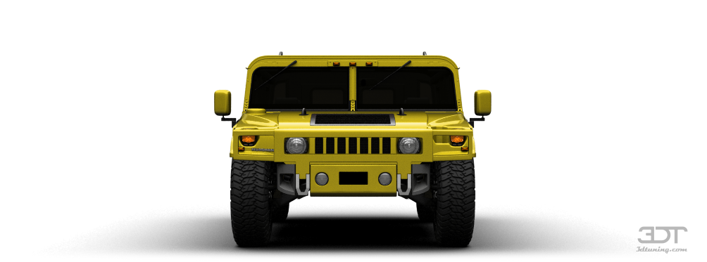 Yellow Hummer Png Transparent Image (black)