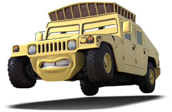 Yellow Hummer Transparent Background (lavender, white, black, silver, gray)