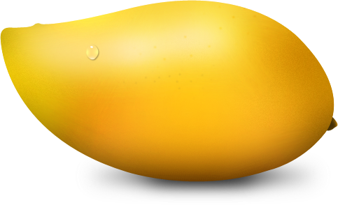 Yellow Mango Png (white, gray, black, orange)