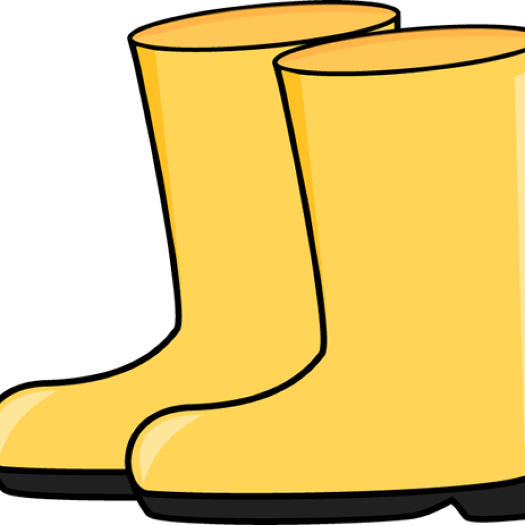 Yellow Rain Boots Png Clipart (gold, black, salmon)