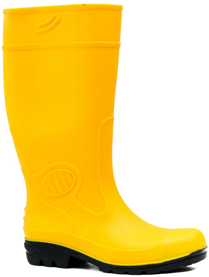 Yellow Rain Boots Png Picture (gold, black, orange)