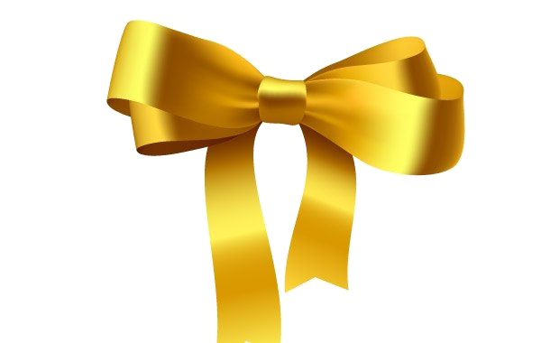 Yellow Ribbon Png Transparent (yellow, orange, white)