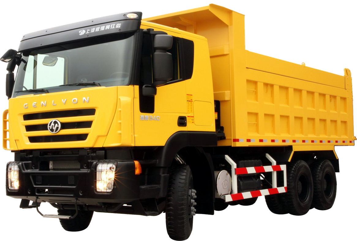 Yellow Truck Png Image (gold, black)