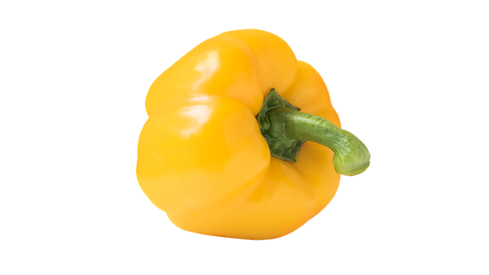 Yellow Pepper Png File (gold, orange, white)