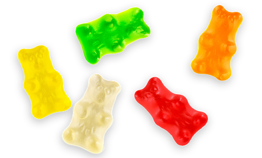 Jelly Candy Gummy Bear Png Transparent Image (orange, black, gold)