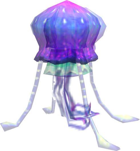 Jellyfish Background Png (black)