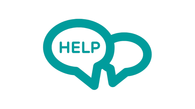 Help Png Hd Image (black, teal)