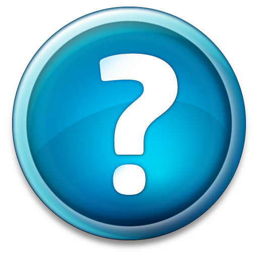 Help Question Mark Png Image (teal, gray, white, black, lavender)