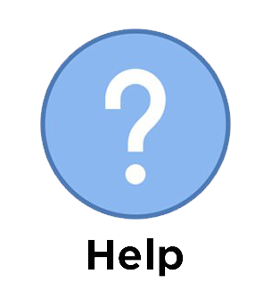 Help Question Mark Transparent (black, white, silver)