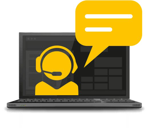 Helpdesk Png Pic (indigo, black, gold, white)