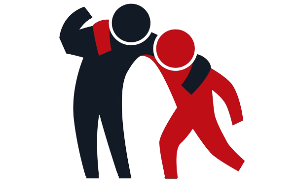 Helping Hands Png Image (black, red, maroon, white)