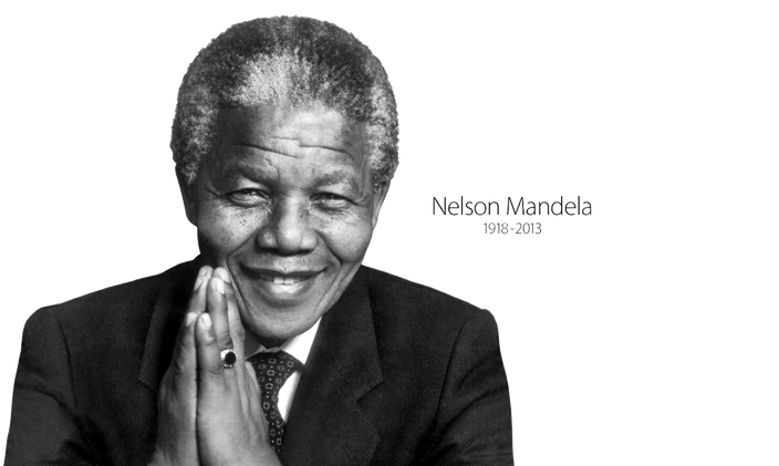 Nelson Mandela Png File (black)