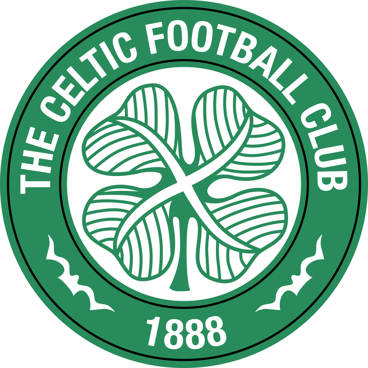 Celtic F.C Png (black, white, teal)