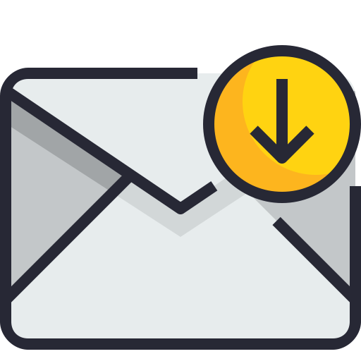 Email Free Png Icon Download (silver, black, lavender, orange, gold)