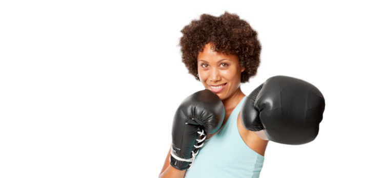 Female Boxer Background Png (black, white, lavender, indigo)