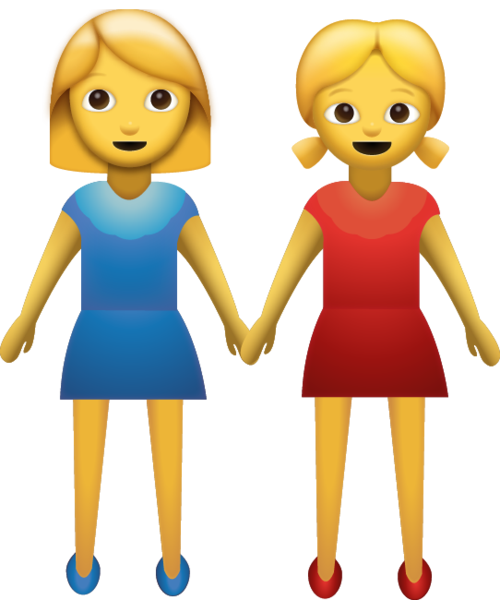 Female Holding Hands Transparent Background (black, gold, chocolate, orange)