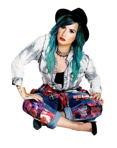 Demi Lovato Png Photos (lavender, black)