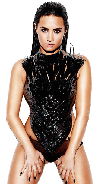 Demi Lovato Transparent Png (black, white)