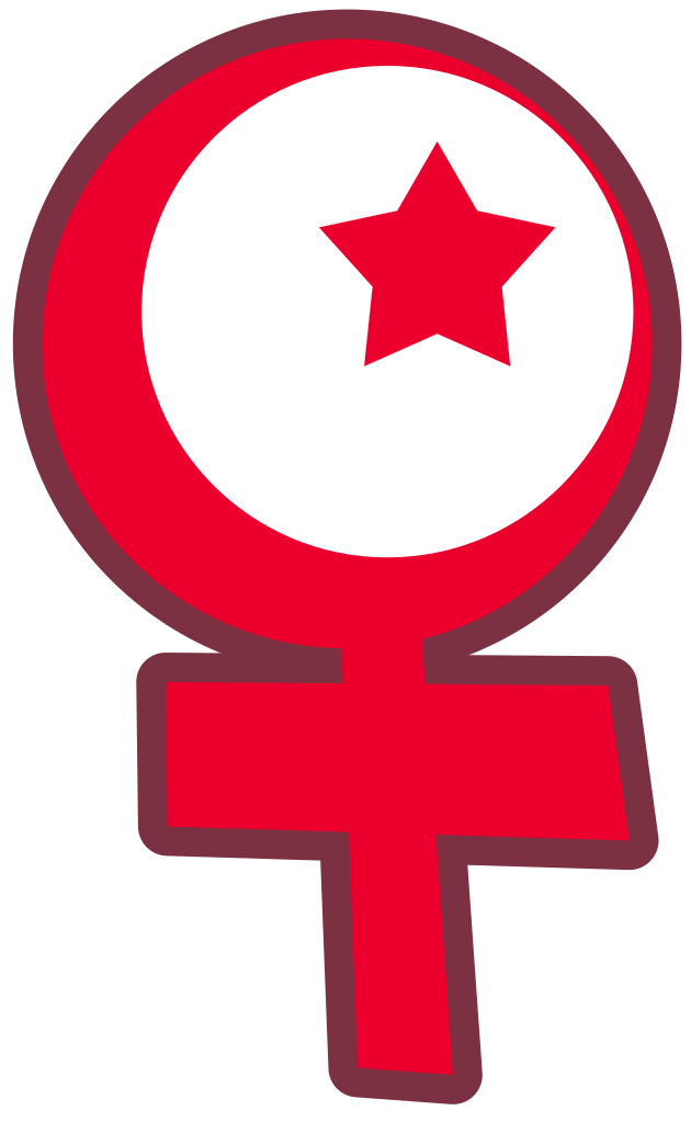 Feminism Symbol Png Photo (black, red, purple, white)