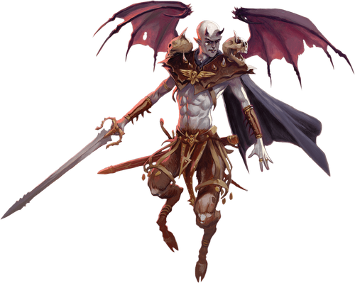 Demogorgon Demon Png Pic (black)