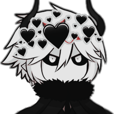 Demon Anime Boy Png Background Image (lavender, black)