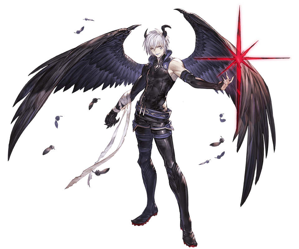 Demon Anime Boy Png Photo (black)