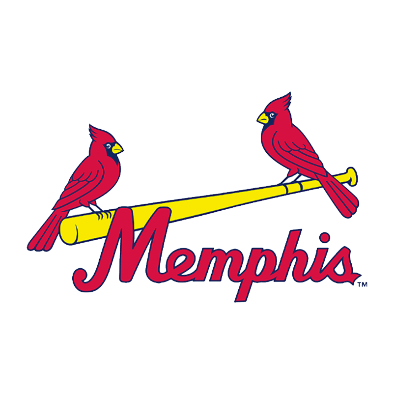 Memphis Redbirds Png Image (red, yellow, black, gold)