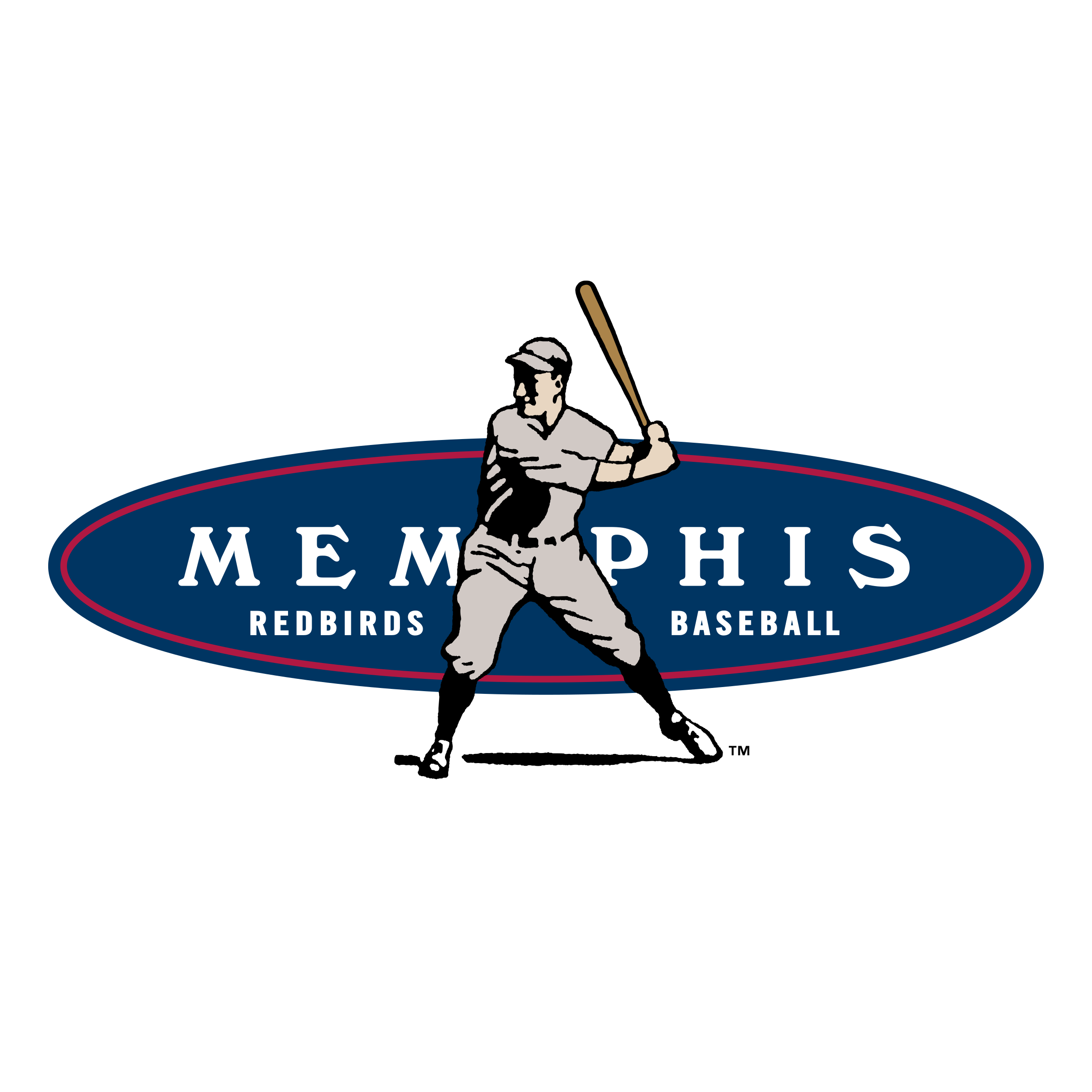 Memphis Redbirds Png Pic (navy, black)