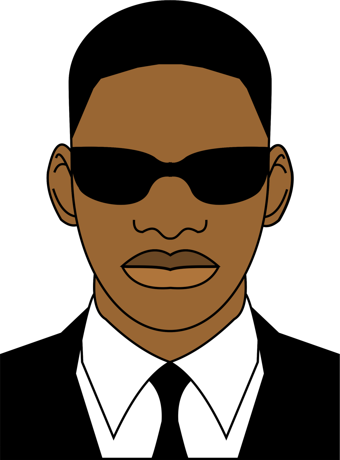 Men In Black Download Png Image (white, chocolate, black)