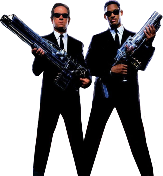 Men In Black Png Isolated Hd (black)