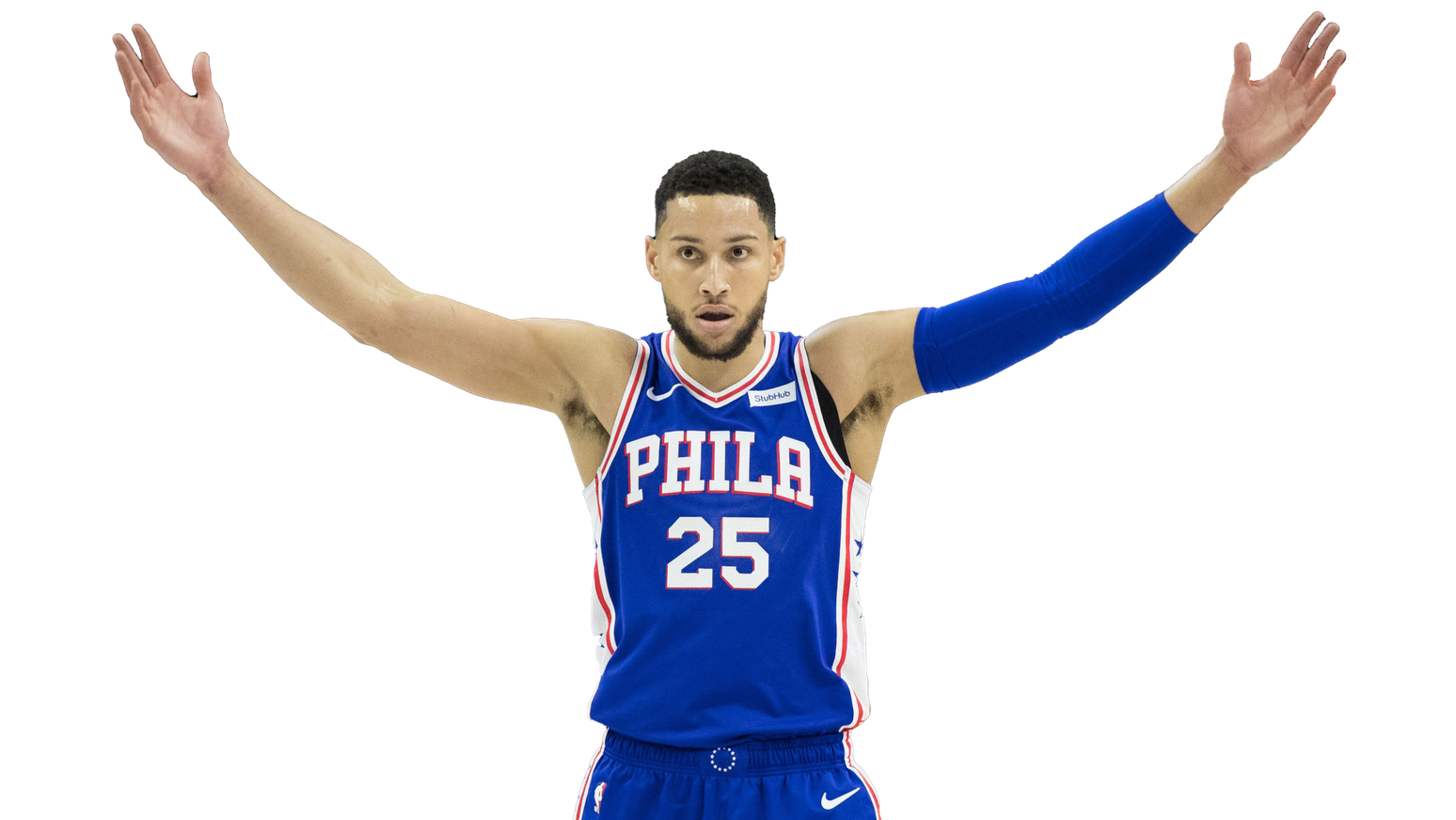 Ben Simmons Png File (black, navy)