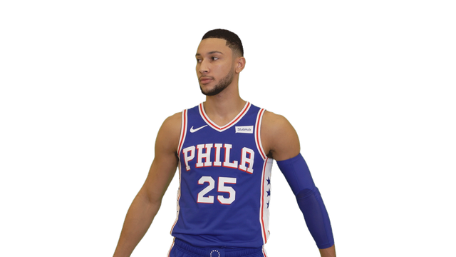 Ben Simmons Png Isolated Photo (black, indigo)