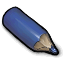 Pencil Color Blue Free Transparent Png Icon Download (gray, black, indigo)