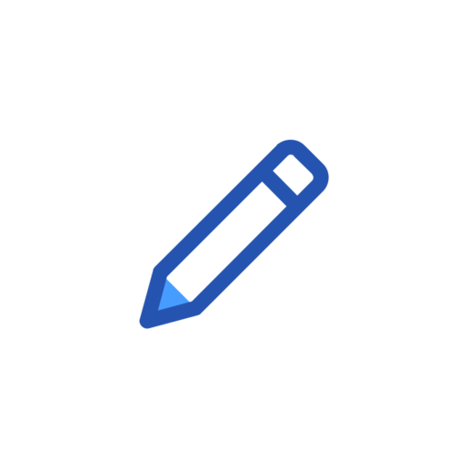 Pencil Pen Write Free Png Icon (black, teal)