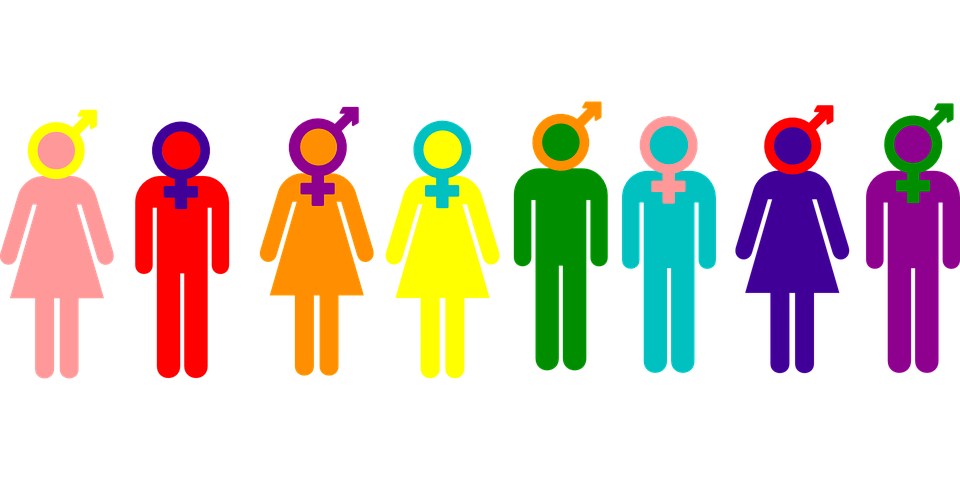 Gender Png Pic (yellow, salmon, green, red, black)