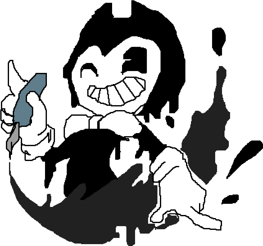 Bendy Png Transparent Image (white, black, gray)