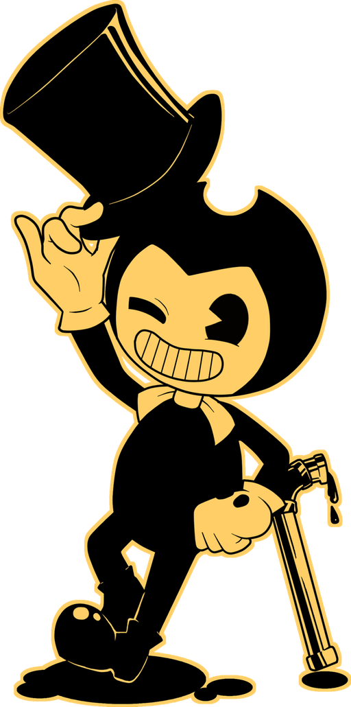 Bendy Transparent Background (salmon, black)