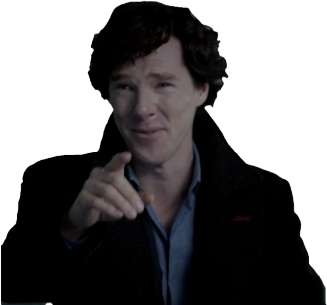 Benedict Cumberbatch Png File (black)