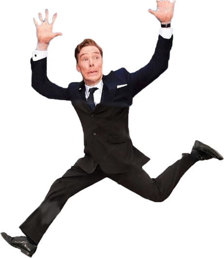 Benedict Cumberbatch Png Isolated Image (black)