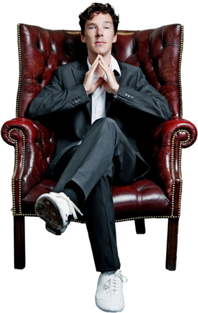 Benedict Cumberbatch Png Isolated Pic (black)