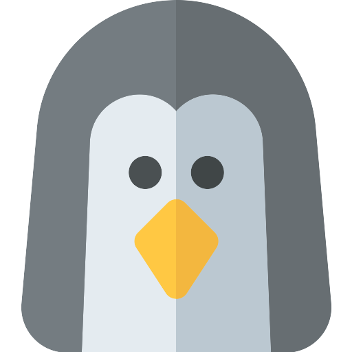 Penguin Png Photo (lavender, orange, silver, gray, black)