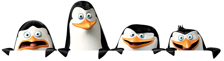 Penguins Of Madagascar Png Transparent Image (lavender, white, silver, black)