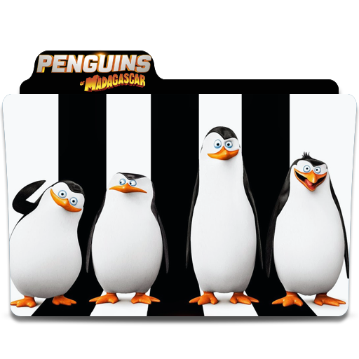 Penguins Of Madagascar Transparent Png (lavender, white, black)