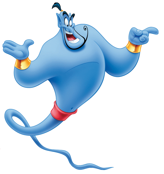 Genie Download Png Image (gray)