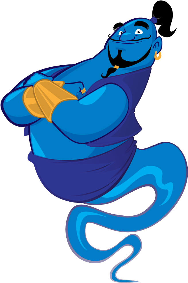 Genie Png Photo (teal, black, indigo)