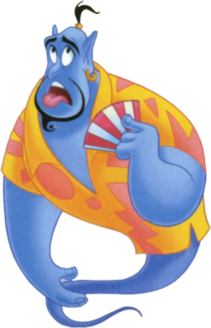 Genie Png Transparent Image (black, silver, gray)