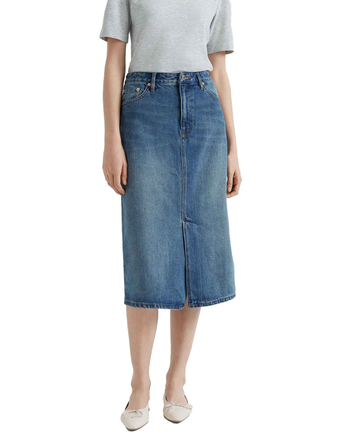 Denim Skirt Download Png Image (black, silver)