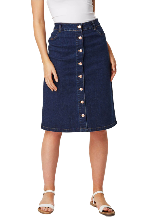 Denim Skirt Png Photo (lavender, black, navy)