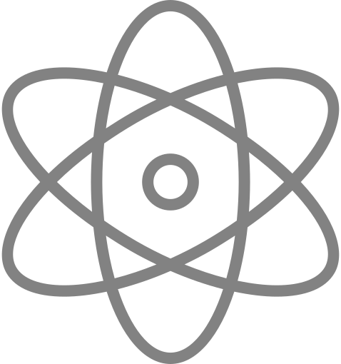 Genius Atom Molecule Icon Free Png Icon Download (gray, black)