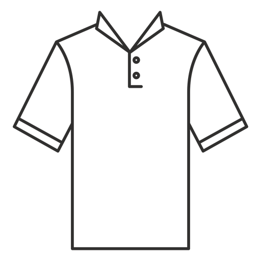 Henley Collar T Shirt Png Photo (black)